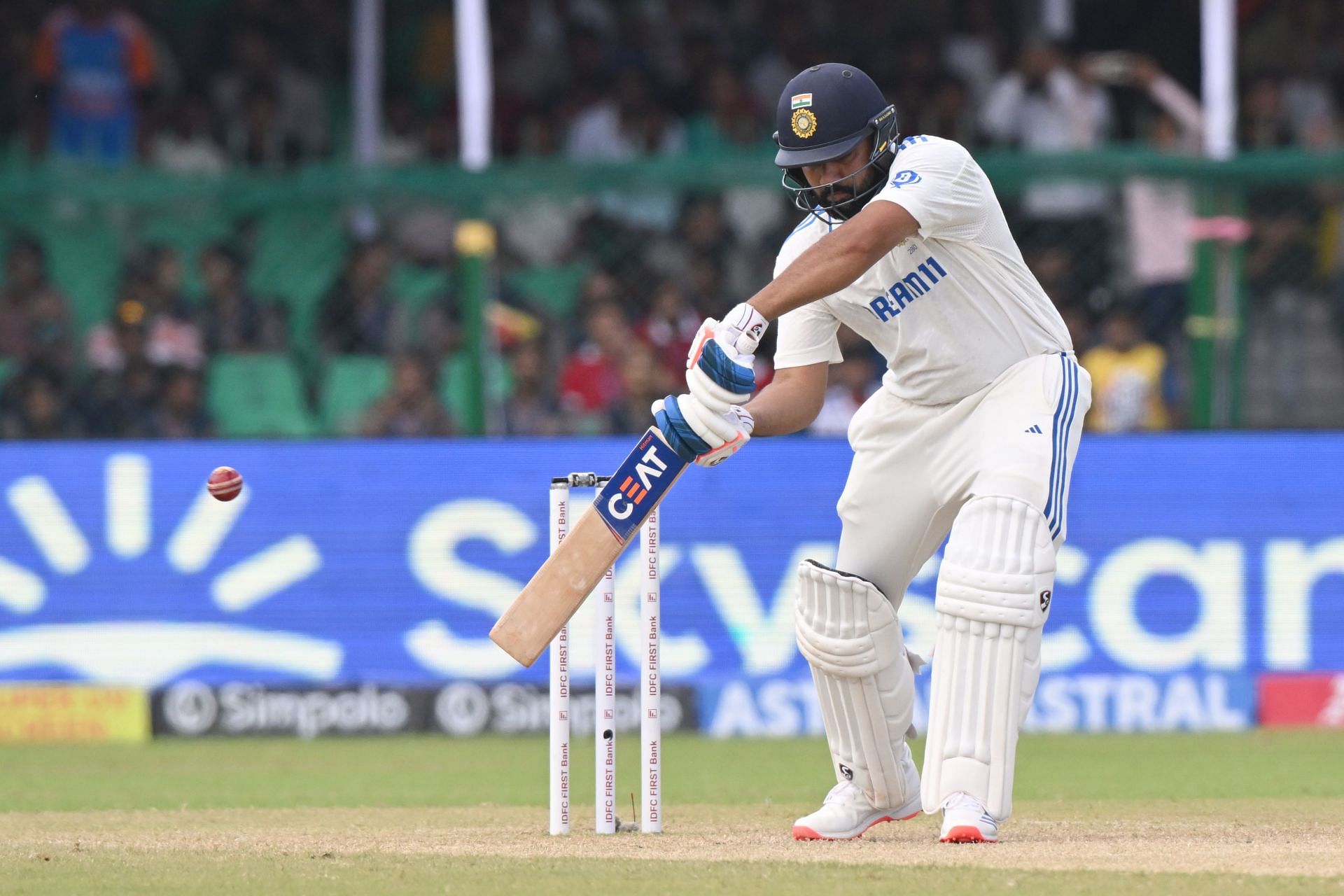 Rohit Sharma has a strike rate of 67.25 in eight Tests this year.